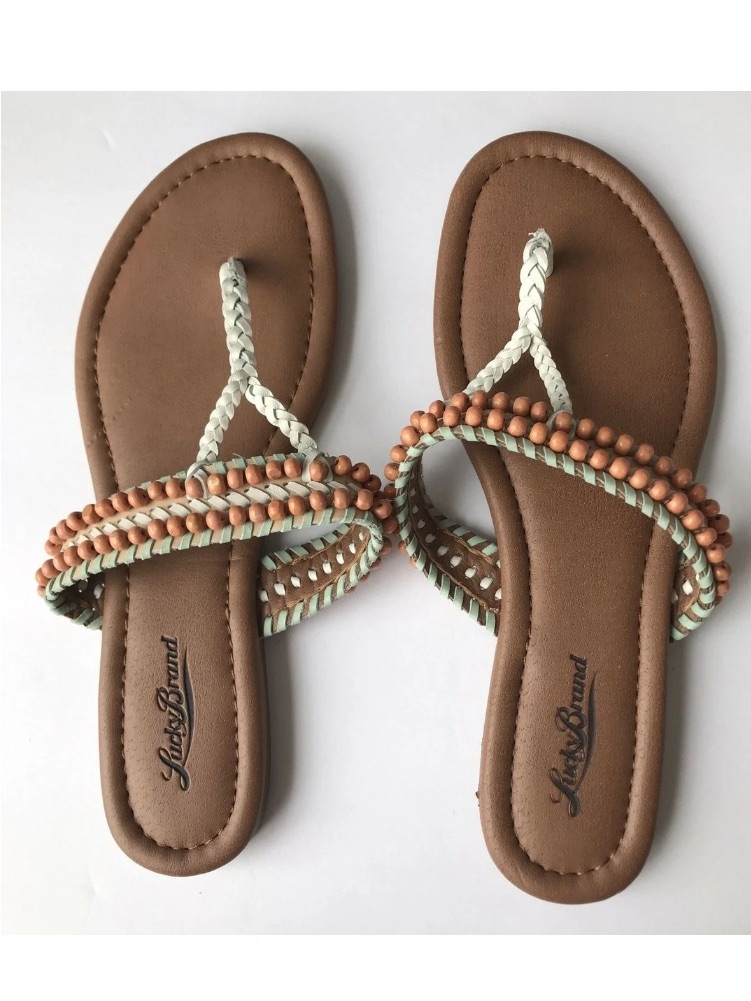 Lucky Brand Blue Women Shoes Sandals Size Approximately 6.5